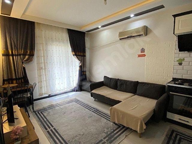 GÜLTEPE GELİNCİK CADDESİNDE EŞYALI 1+1 LÜKS İŞÇİLİK GENİŞ OTURUMLU DAİRE ✅ - Görsel 11