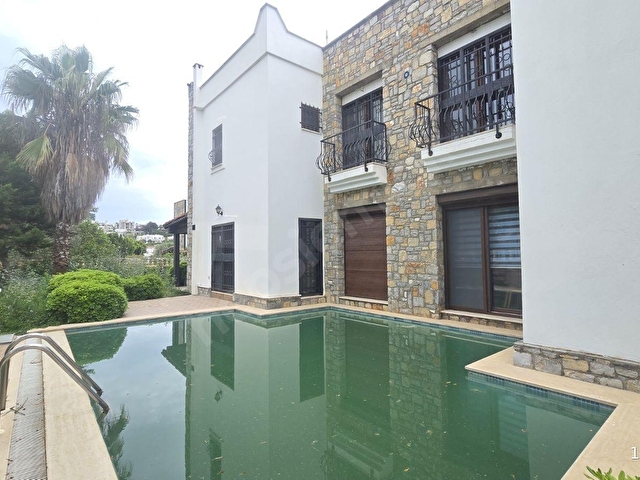 Konacıkta Eşyalı Kiralık 3+1 Havuzlu İkiz Villa - Görsel 16