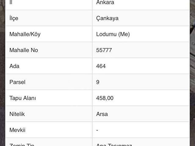 ANKARA ÇANKAYA LODUM ME DE SATILIK VİLLA ARSASI - Görsel 4