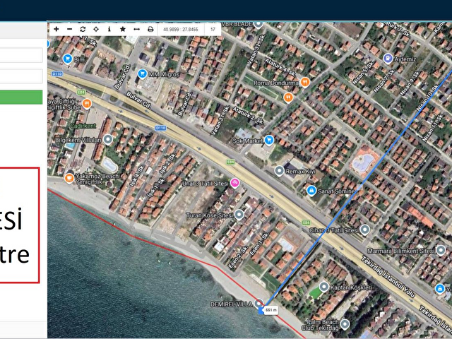 TEKİRDAĞ YENİÇİFTLİKTE DENİZE 650 METRE, İMARLI KUPON ARSA - Görsel 8