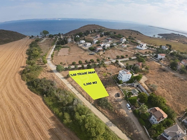 GÜNEYLİ EMLAKTAN SATILIK %50 TİCARİ İMARLI DENİZE YAKIN ARSA