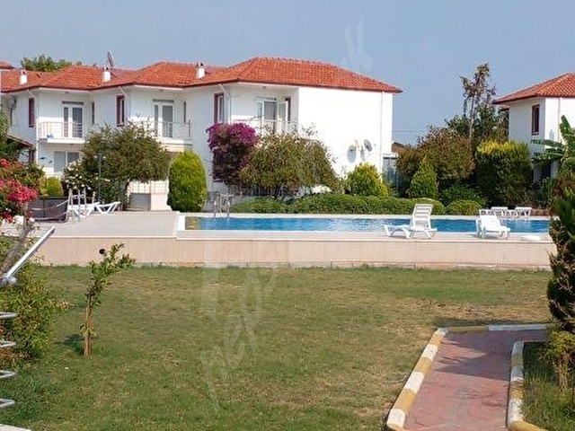MİLAS ÖREN ŞAVKLI SİTESİNDE 105 METREKARE HAVUZLU KÖŞE BAŞI EŞYALI DENİZE 150 METRE - Görsel 12