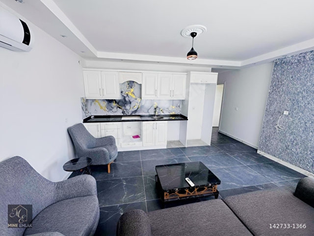 MİNE EMLAKTAN HAVUZLU VE FUL EŞYALI 1+1 SATILIK DAİRE - Görsel 5