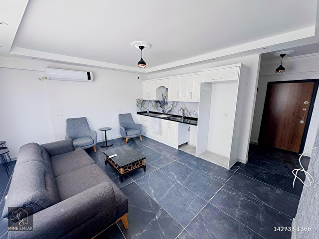 MİNE EMLAKTAN HAVUZLU VE FUL EŞYALI 1+1 SATILIK DAİRE - Görsel 3