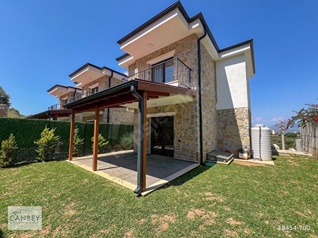 Datça İskelede deniz manzaralı tam donanımlı 4+1 sıfır villa - Görsel 4