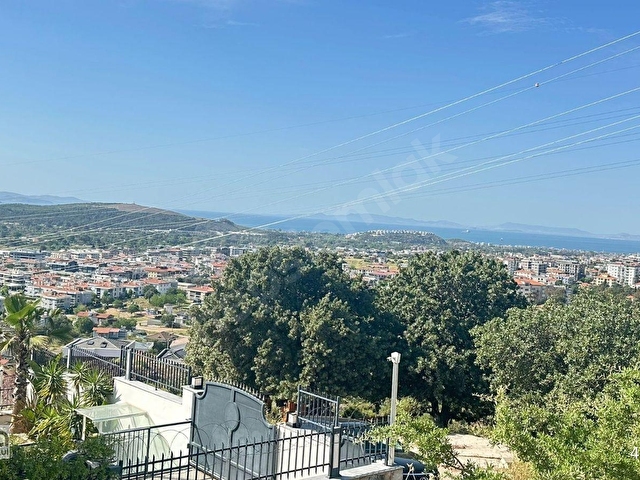 Güzelbahçede kapanmaz deniz manzaralı villa imarlı arsa - Görsel 3