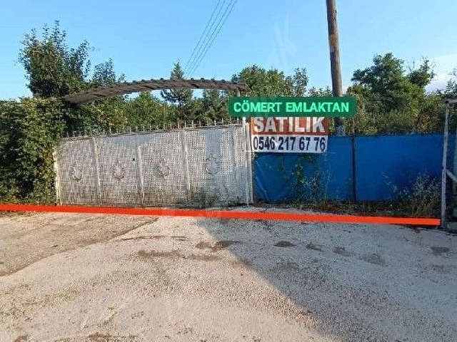 CÖMERT EMLAKTAN SATILIK, BAHÇELİEVLER MAH.İNDE *1286M²* KÖŞE KONUMLU BAĞ-BAHÇE,EVİ İÇİNDE