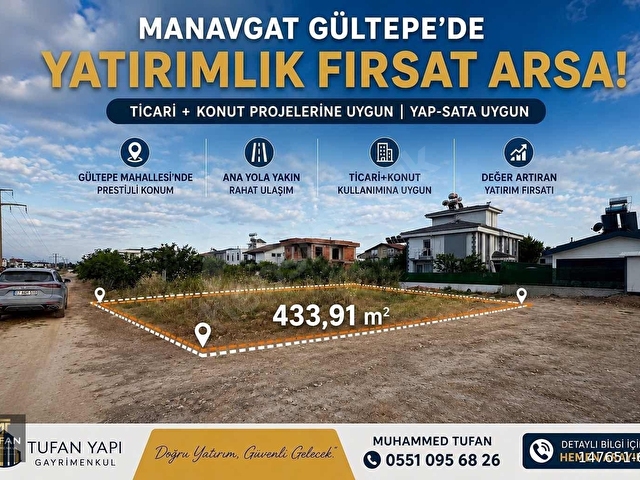 GÜLTEPEDE BÖYLESİ ZOR BULUNUR! KAZANDIRAN YATIRIMLIK ARSA - Görsel 10