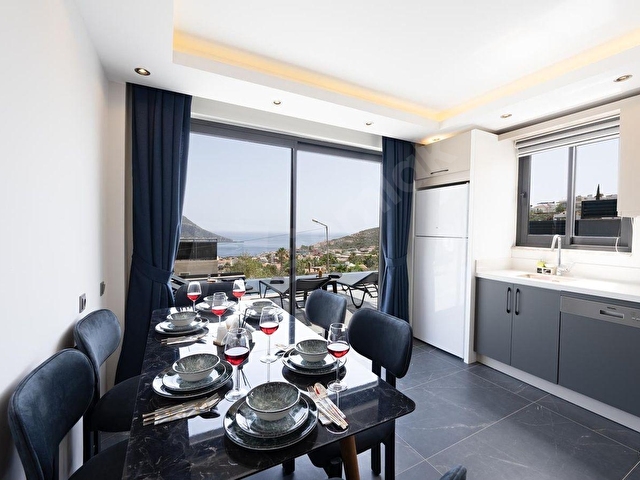 Turizm Lisanslı Kaş Kalkanda Yüksek Kira Potansiyelli Yeni Villa - Görsel 29