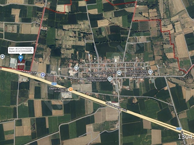 TOKAT TURHAL KARAYOLU ÜZERİNDE 4.632 m2 SATILIK BAHÇE - Görsel 5