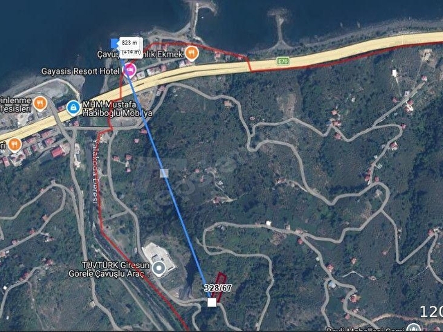 GİRESUN GÖRELE ÇAVUŞLU BEYLİDE MUAYNE İSTASYONU YANI SATILIK BAHÇE - Görsel 4