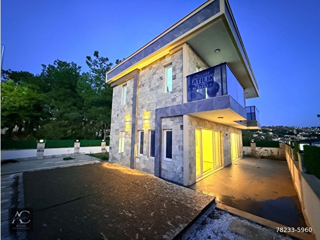 FULL MANZARALI-ÖZEL HAVUZ/OTOPARK-300 M2 BAHÇE-YENI YAPIM LÜX-TAMAMI MÜSTAKİL VİLLA - Görsel 10