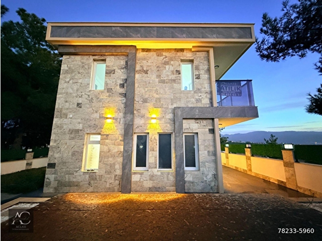 FULL MANZARALI-ÖZEL HAVUZ/OTOPARK-300 M2 BAHÇE-YENI YAPIM LÜX-TAMAMI MÜSTAKİL VİLLA - Görsel 5