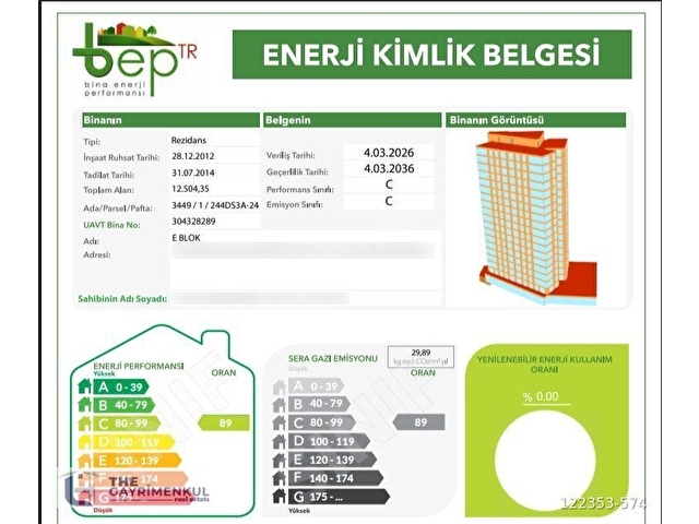 [BOŞ] SURYAPI CORRİDORDA SATILIK 2+1 102m2 17.KAT KÖŞE MANZARA - Görsel 2