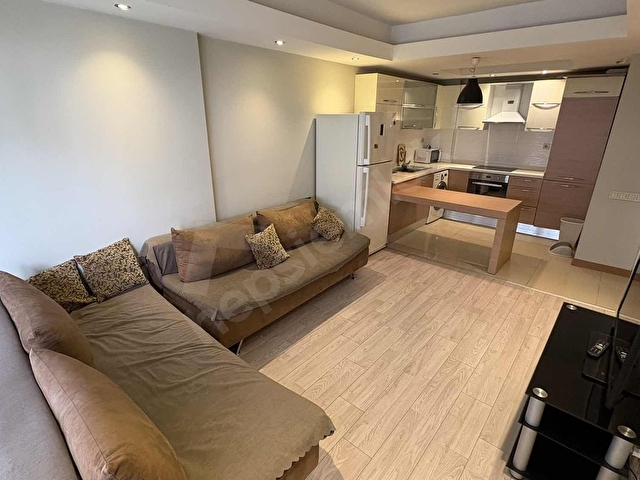 GÜMÜŞ RESİDENCE,EŞYALI,METR. 1DK,BALKONLU,SOSYAL TESİSLİ,72M2