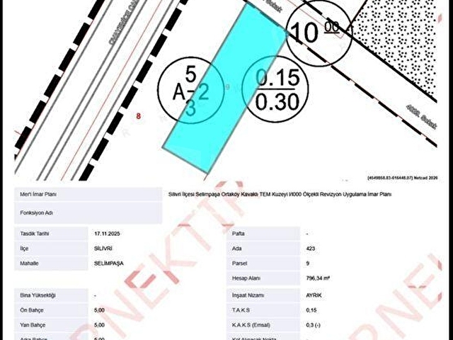 SELİMPAŞA DOĞANTEPE DE SATILIK VİLLA ARAZİSİ - Görsel 16