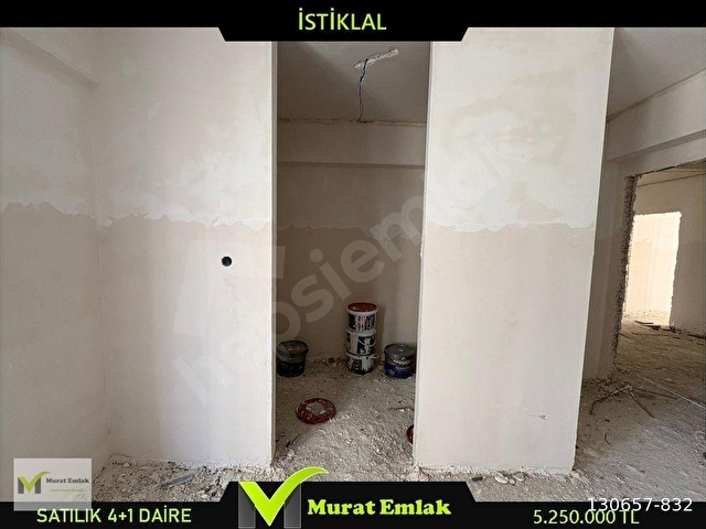 MURAT İNŞAAT EMLAKTAN İSTİKLAL MAHALLESİNDE  SATILIK 4+1 DAİRE - Görsel 11