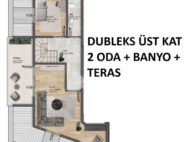 İNDİRİMLİ SON FİYAT! ADİL MAH. SATILIK 4+1 SIFIR 140 M2 DAİRE - Görsel 17