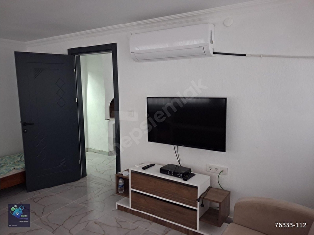 Kİralık  eşyalı  yeni DAİRE  hiç kiraya  verilmedi  SÜMER  MAH  75  M2 yalıtımlı ŞÖMİNELİ
