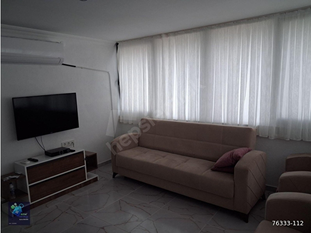 Kİralık  eşyalı  yeni DAİRE  hiç kiraya  verilmedi  SÜMER  MAH  75  M2 yalıtımlı ŞÖMİNELİ - Görsel 6