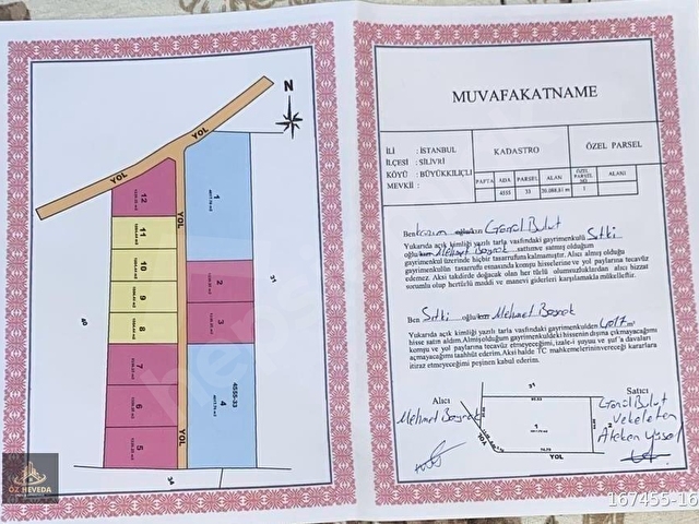 ÖZ HEVEDA GÜVENCESİYLE KÖYE SIFIR İMARA YAKIN YOLA CEPHE TARLA - Görsel 2