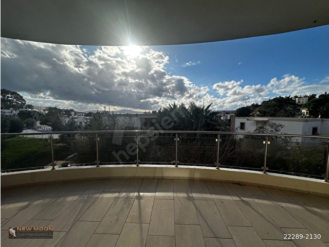 Bodrum Kumbahçede Kısmi Deniz Manzaralı Dubleks Daire