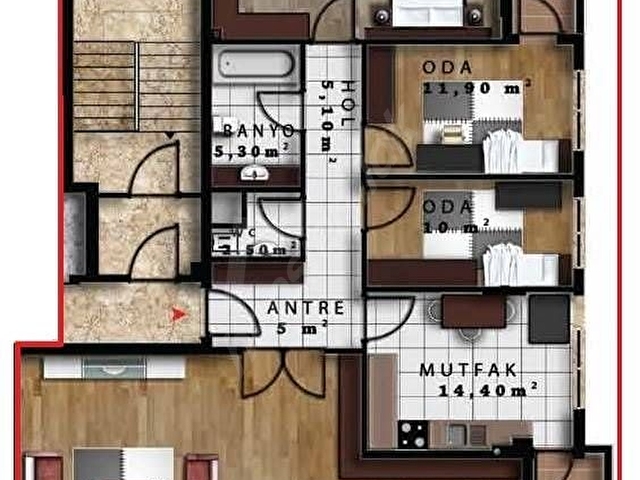 SAHİBİNDEN MASRAFSIZ SATILIK TEMİZ AYDINLIK DAİRE - Görsel 3