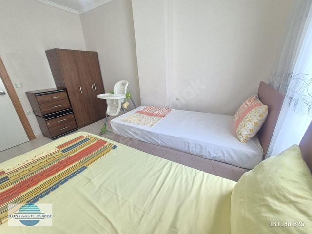 KONYAALTI LİMANDA 2+1 DENİZE 350 mt, EŞYALI, 2 BANYO WC HAVUZLU - Görsel 13