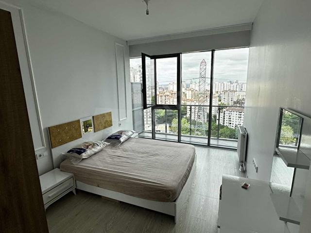 Kozapark Kınalı Blok 1+1 Lüks Eşyalı Balkonlu Kiralık Daire - Görsel 8