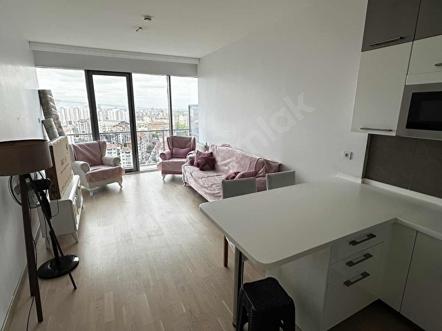 Kozapark Kınalı Blok 1+1 Lüks Eşyalı Balkonlu Kiralık Daire - Görsel 12
