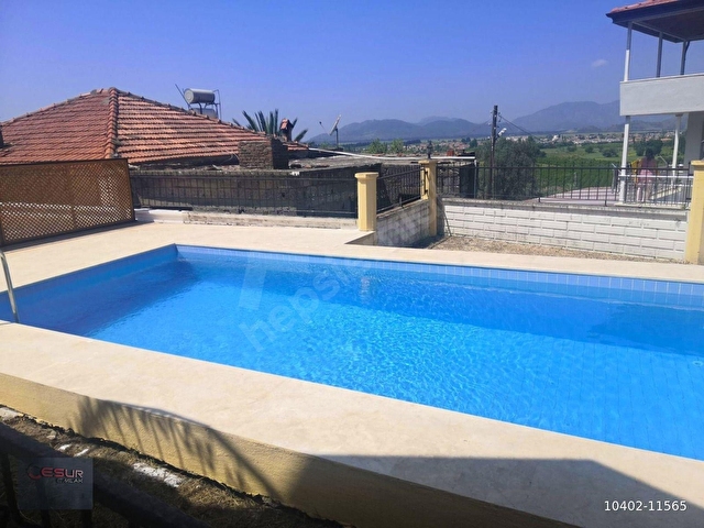 Dalaman Şereflerde Deniz Manzaralı Müstakil Havuzlu Villa - Görsel 7