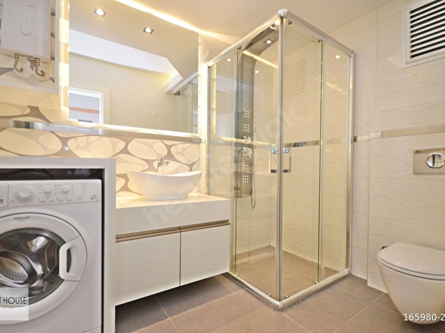 ALANYA KARGICAK’TA DENİZ MANZARALI LÜKS SİTEDE 1+1 SATILIK DAİRE - Görsel 15
