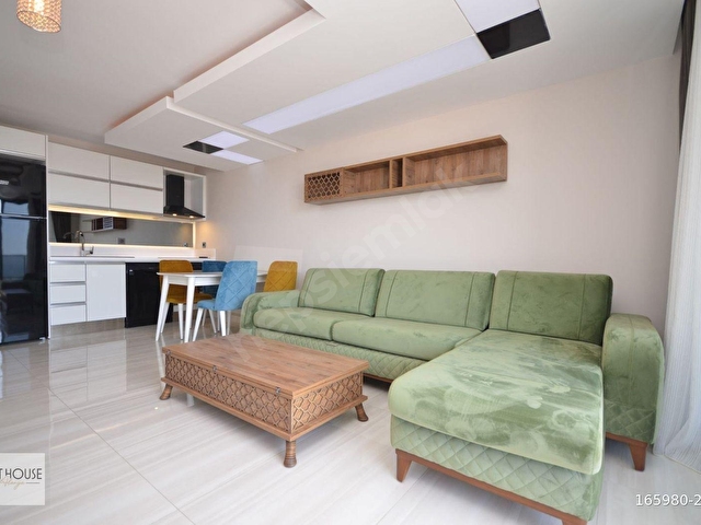 ALANYA KARGICAK’TA DENİZ MANZARALI LÜKS SİTEDE 1+1 SATILIK DAİRE - Görsel 10