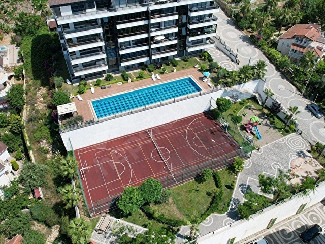 ALANYA KARGICAK’TA DENİZ MANZARALI LÜKS SİTEDE 1+1 SATILIK DAİRE - Görsel 18