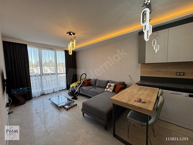 POLATtan İpektaş Cadde Sitesinde Ara Kat Sıfır EŞYALI Sıfır 1+1 Residence - Görsel 15