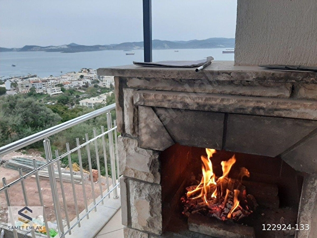 MUĞLA  MİLAS GÜLLÜKTE SATILIK FULL DENİZ MANZARALI 3+1 AYRI MUTFAK ÜST KAT DAİRE - Görsel 16