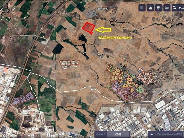 sEVİNdikten Türkobasında OSB Yakını Yatırımlık 1000 m2 Hisse - Görsel 8