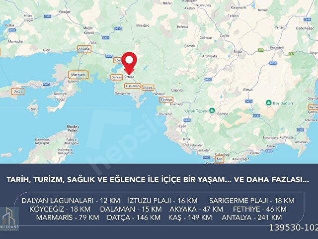 MUĞLA ORTACADA SATILIK1+1LÜKS DAİRELER REGA HOMES AYRICALIĞIYLA - Görsel 14