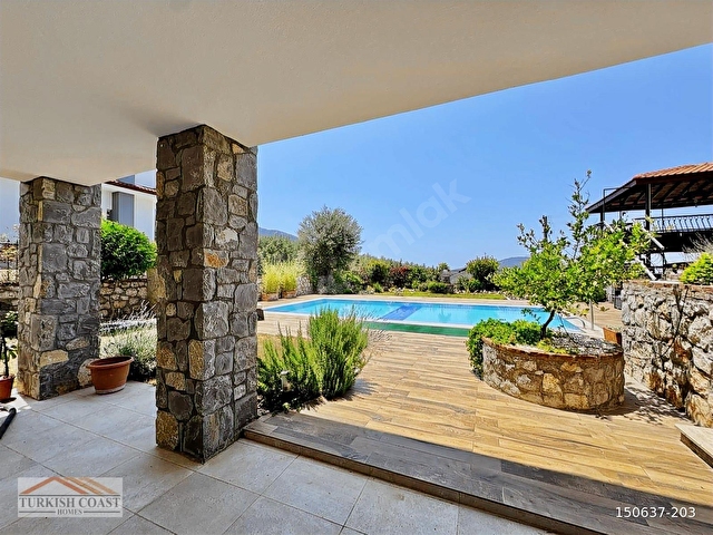 Fethiye Ölüdenizde Satılık Büyük Bahçeli Lüks Villa - Görsel 13