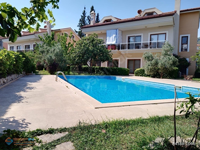 Marmaris Camiavlu Havuzlu Bahçeli Nezih Sitede Kiralık Dubleks - Görsel 2