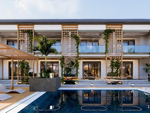 BELEK MEVA WHITE DREAMS 1+1 SIFIR SİTE İÇİ YÜZME HAVUZLU BAHÇELİ - Görsel 21