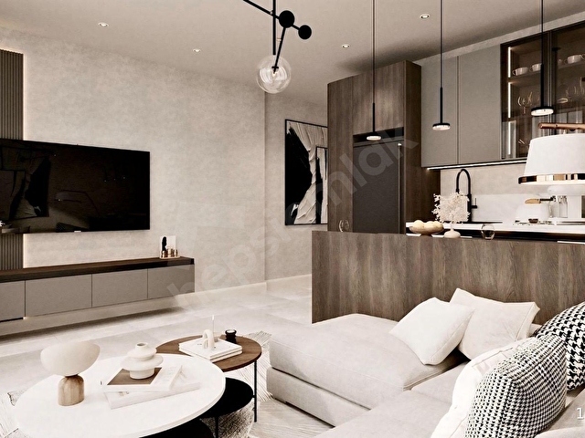 BELEK MEVA WHITE DREAMS 1+1 SIFIR SİTE İÇİ YÜZME HAVUZLU BAHÇELİ - Görsel 10