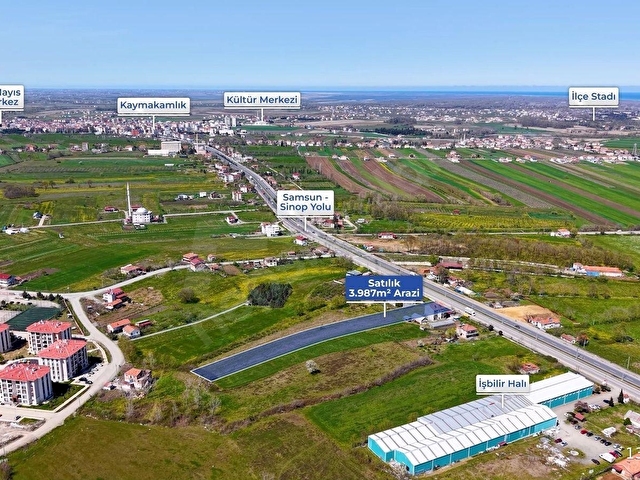 SAMSUN 19 MAYISTA ANA YOLA CEPHE SATILIK TARLA - Görsel 20