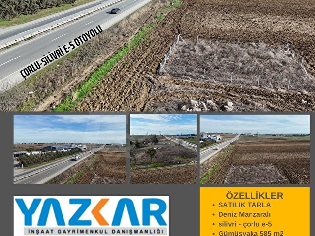 E-5 E SIFIR DENİZ MANZARALI SATILIK KUPON ARSA - Görsel 3