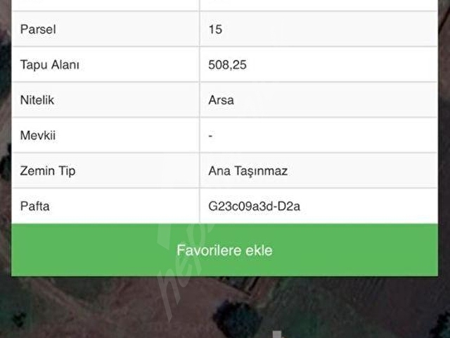 BAHÇECİKTE SATILIK DENİZ MANZARALI 508 M2 VİLLA ARSASI - Görsel 5