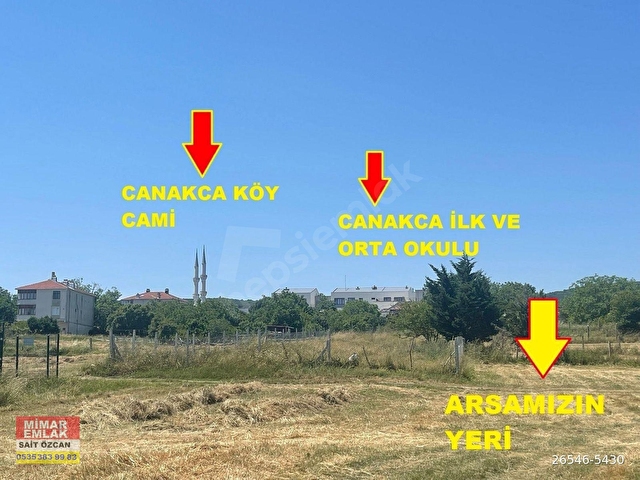 ÇATALCA ÇANAKÇA MAHALLESİNDE SATILIK ORMAN MANZARALI KADASTRO YOLU ÖNÜ 687 M2 MÜSTAKİL TAPULU TARLA - Görsel 9