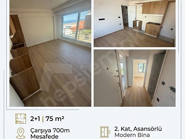 ÜMMETOĞLUNDAN 2+1 ARAKAT DENİZ MANZARALI SIFIR DAİRE YENİ BİNA