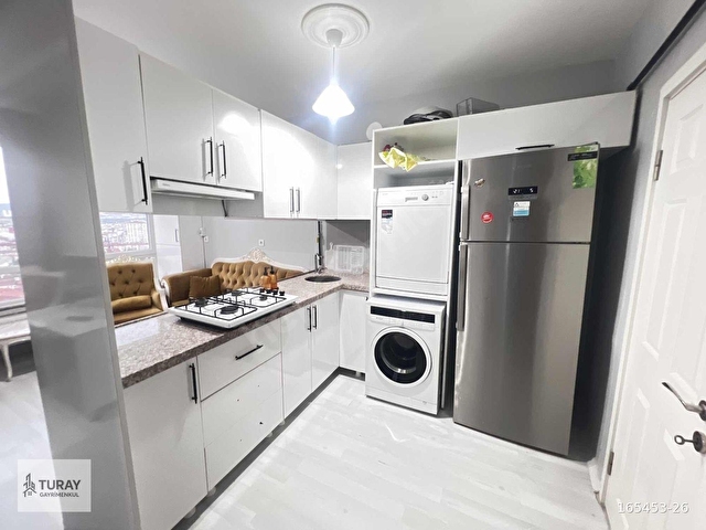TURAYDAN ANADOLU MAH. 1+1 50 m² EŞYALI KİRALIK ŞEHİR MANZARALI - Görsel 9