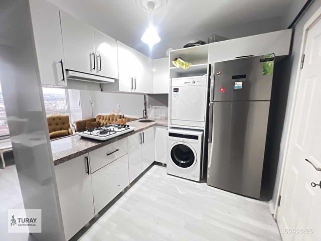 TURAYDAN ANADOLU MAH. 1+1 50 m² EŞYALI KİRALIK ŞEHİR MANZARALI - Görsel 11