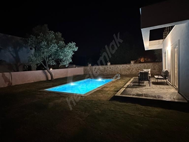 BODRUM TORBA EŞYALI MÜSTAKİL HAVUZLU VİLLA.. - Görsel 3
